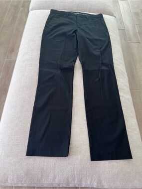 Express Men's Black Chino Pants - Straight Leg